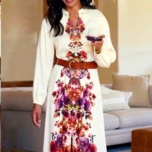 Soft Surroundings Floral “Paulette” Maxi Dress